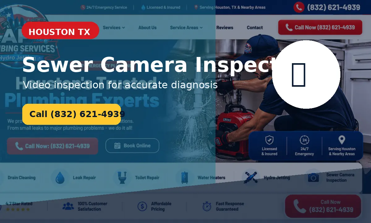 Sewer Camera Inspection in Houston TX by Affordable Plumbing Services